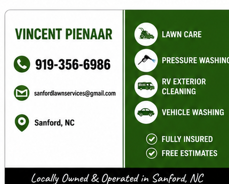 Business card style contact panel