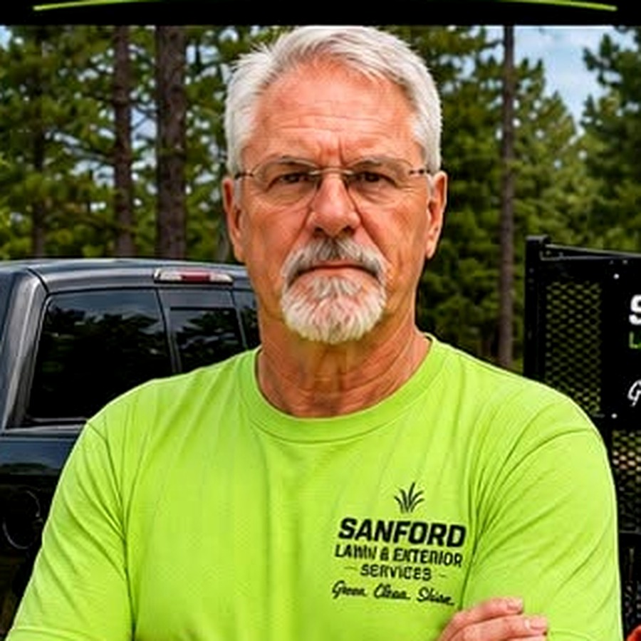 Vincent Pienaar, owner and operator of Sanford Lawn and Exterior Services